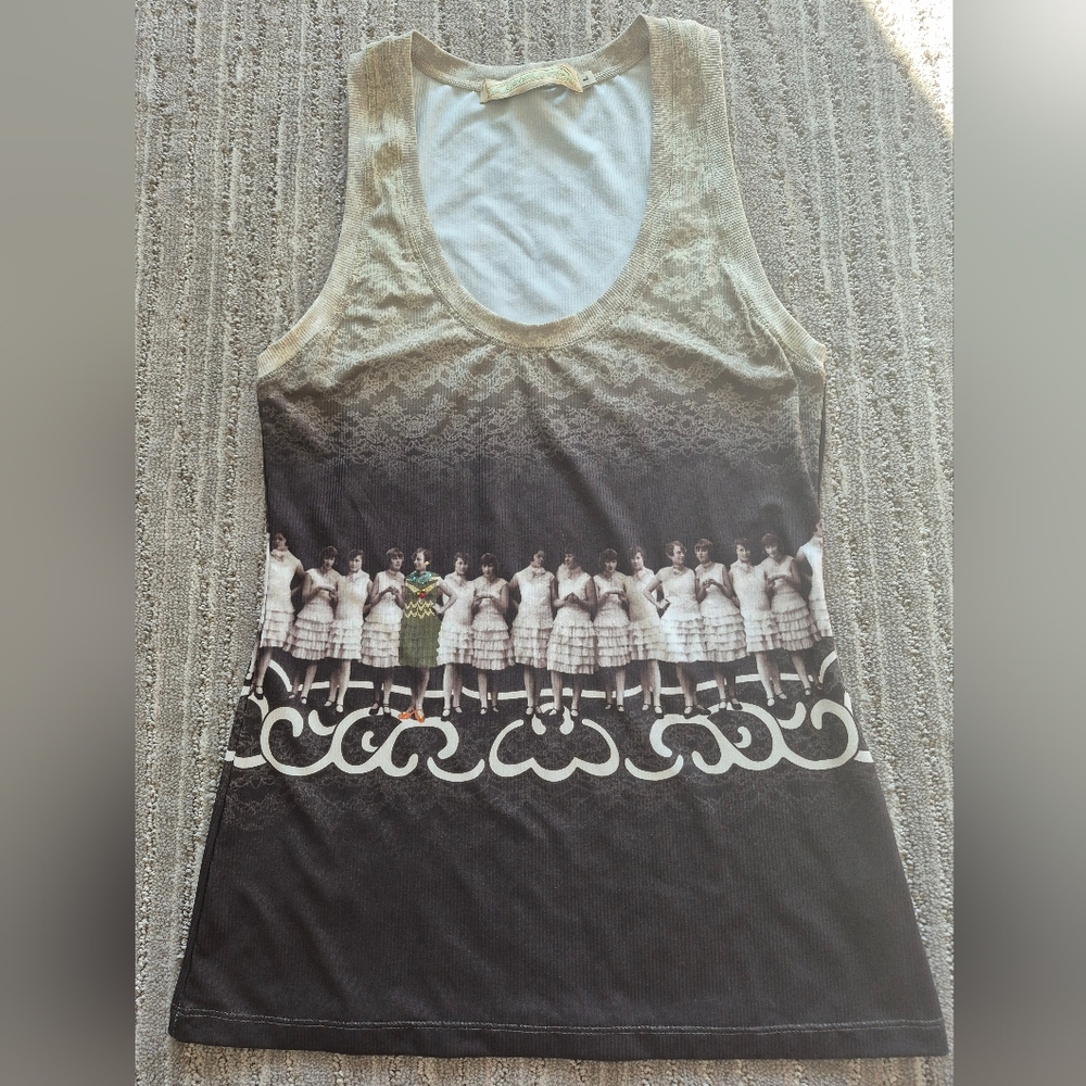 Michal Negrin 1920s Inspired Stretch Tank